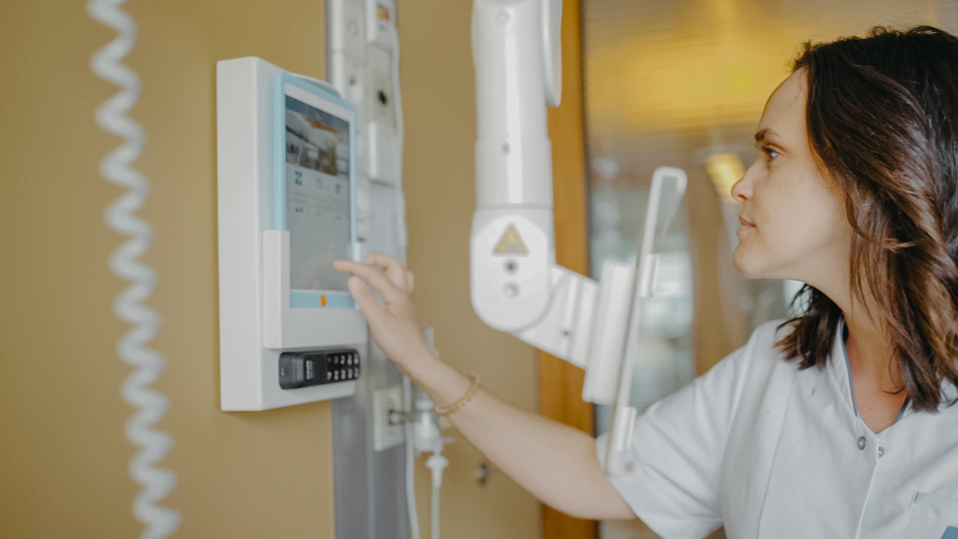 Zorgprofessional aan het werk